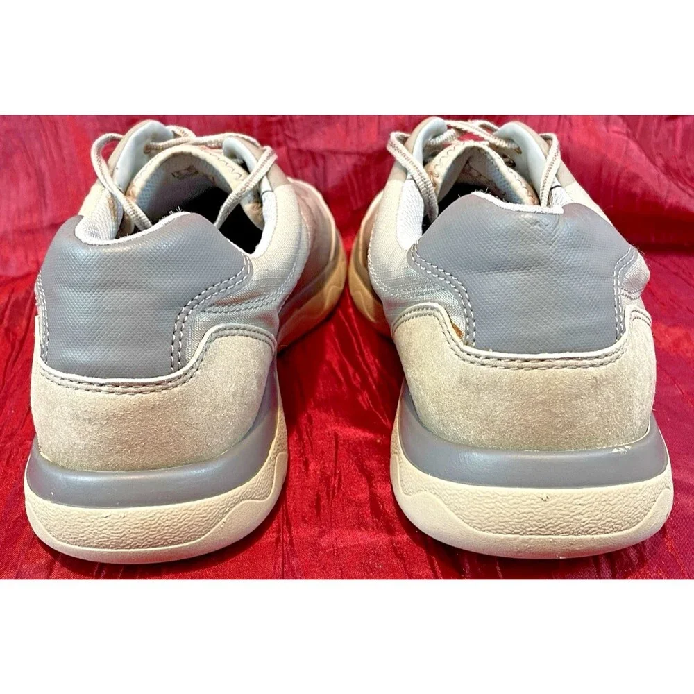 Mens Clark's Cloudsteppers Cushion Soft Nova Gray Lace Sneakers sz 11